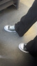 匡威（Converse）儿童高帮帆布鞋春秋男女童魔术贴休闲鞋全明星经典软底小白鞋童鞋 黑色(偏大,拍小一码) 34 【建议脚长21.5cm】 晒单实拍图