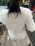 真维斯儿童卫衣春秋款男童春季纯色上衣女童2025新款春装长袖打底衫 白色 160 实拍图