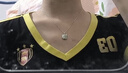 中国黄金（CHINA GOLD）小方糖银项链女高级感和田玉吊坠玉坠子小众生日礼物送女朋友老婆 【和田玉】小方糖项链 实拍图