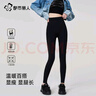 都市丽人加厚鲨鱼裤女打底裤秋冬高腰收腹提臀魔术加绒外穿紧身裤黑色XXL 实拍图