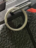 鹏境钛合金25mm双层钥匙圈EDC扁圈平圆圈钥匙配件钥匙扣环快挂扣汽车 钛合金侧推圈外径16毫米一只 实拍图