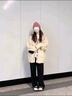 相伊恋人针织外套女25年春秋季新款毛衣外搭中长款宽松开衫慵懒风韩版上衣 米白色 均码 【建议80-140斤】 实拍图
