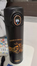 膳魔师（THERMOS）智能保温杯470ml男女士高档温显水杯子保冷水杯子TEEA-470S 黑金 实拍图