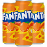 可口可乐（Coca-Cola）日本原装进口FANTA 橙味果味汽水碳酸饮料罐装汽水 500ML*3罐 实拍图
