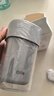 蓓安适刷牙杯洗漱杯旅行便携家用牙刷杯子漱口杯套装可拆2个  质感灰 实拍图