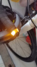 塔斯队长自行车智能把塞灯车把把堵灯把套灯山地车把塞防水转向灯单车配件 暗夜橙一对装 实拍图