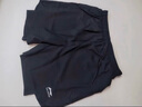 李宁（LI-NING）泳裤男士宽松防尴尬泳衣套装水陆两用黑色短袖两件套07-25 XXXL 实拍图