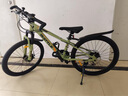 邦德·富士达自行车男女禧玛诺21速双碟刹减震前叉山地车青少年越野单车上学骑 牛油果绿 实拍图