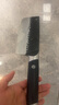 三本盛日本进口菜刀家用切片刀砍骨刀手工锻打厨师刀传统中式厨房刀具 中华菜刀：斩切刀【黑色柄】 实拍图