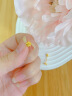 中国黄金（CHINA GOLD）黄金耳钉女足金星星耳钉小金豆耳钉母亲节礼物送女友老婆 星星耳钉（金重约1.4g） 晒单实拍图