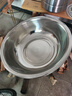 宇太 304不锈钢盆洗菜盆大盆和面盆大洗澡洗衣盆家用洗菜盆脸盆洗脚盆 【304】65cm 实拍图