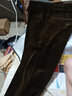 朴祺春秋厚款男士灯芯绒休闲裤高腰宽松弹力中老年爸爸条绒裤休闲裤子 卡其色 【条绒裤】 33 码2尺6腰围 实拍图