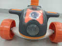 飞鸽儿童滑板车1-3岁3-6岁三合一可推可坐可折叠防侧翻宝宝滑板车 【三合一推骑款】活力橙 实拍图