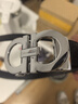 Caluom Kaiol品牌皮带男真皮自动扣男士腰带头层牛皮商务裤带生日礼物送男友 可指定尺码/80148A银色/专柜礼盒 115cm -130cm默认随机发出（可修剪） 实拍图