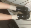 ZHR乐福鞋女春秋厚底英伦单鞋女时尚甜美学院风女鞋 BZ21 黑色 37  实拍图