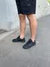 安踏男鞋运动鞋2026秋季男士皮面防水防滑网面透气轻便户外干活跑步鞋 黑/白-6【月销1000+】 44 (270mm) 男 实拍图