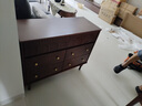 柏梦可实木斗柜中古风卧室收纳柜五斗柜小户型客厅靠墙储物抽屉床尾边柜 全实木六斗-100*40*80.7cm胡桃色 实拍图