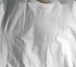 真维斯（JEANSWEST）T恤男秋季新款纯棉简约纯色男士打底衫长袖T恤男白色L 实拍图