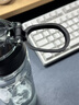 绿珠大容量运动水杯健身吸管杯男士男生学生户外tritan750ml 黑 实拍图