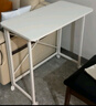 SKAAN折叠书桌可移动电脑桌简易学习桌办公桌椅组合卧室床边桌子折叠桌 【单桌】基础款100cm白色 实拍图