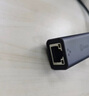 毕亚兹 USB/Type-C双口分线器 百兆有线网卡 RJ45网口转换器  苹果电脑网线接口拓展HUB扩展接口延长线 实拍图