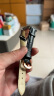 老皮匠 表带女真皮手表带适用化石飞亚达阿玛尼真皮牛皮手表带 女真皮小牛皮手表链男蝴蝶扣 黑色 玫瑰金色针扣 14mm 实拍图