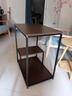 爱家猫 LOVEHOODCAT沙发边几茶水柜家用小茶几现代简约角几小桌子阳台简易小茶桌边柜 加粗方管|原野橡木+黑架60*40 实拍图