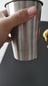 美厨（maxcook）304不锈钢水杯 啤酒杯防摔果汁杯冷饮杯泡茶口杯500ml*2个MCB3772 实拍图