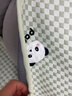 帕布（pabu）冰丝沙发垫夏季通用防滑凉席坐垫布艺皮质沙发盖布靠背扶手巾定制 熊猫头-绿色 70cm*70cm 实拍图