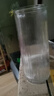 玻璃花瓶透明植物插花瓶水培容器大花瓶装饰客厅学生宿舍摆件 锥形竖条纹花瓶1个装 实拍图