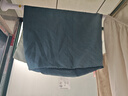 海澜之家（HLA）床上三四件套纯棉水洗棉麻裸睡亲肤床上用牛奶绒床单床笠被套被罩 【速干不缩水】A类裸睡-渐变海蓝 1.8米 床笠款 四件套 被套200*230cm 实拍图