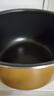 美的（Midea）美的原厂电饭煲内胆配件电饭锅聚能釜黄晶蜂窝不粘锅内锅3升4升5升 黄晶蜂窝4L加高款 实拍图