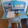 optalent儿童学习桌书桌小学生写字桌台男女孩子课桌椅套装简约组合可升降 勤学天空蓝70cm桌面/矫姿器/多分区收纳 实拍图