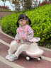 babyhood儿童扭扭车防侧翻宝宝溜溜车1-3-6岁玩具礼物【声光音乐】薄雾粉 实拍图