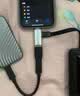 XARO适用iPhone13 14ProMax苹果16手机OTG外接移动硬盘连接固态硬盘ipad读取U盘USB转换器OTG转接头 黑色【适用苹果lighting接口】OTG二合一 实拍图