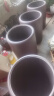 紫来顺 特大号紫砂茶叶罐 原矿紫泥大码茶缸粗陶密封通用存茶罐茶缸定制 100饼-素面款-含底座 100饼 实拍图