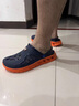 PointZerone2025新款防臭男士外穿凉拖鞋男夏季洞洞鞋防滑凉鞋男防水沙滩鞋男 海蓝橙 41 标准运动鞋码 实拍图