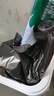 【全网爆款】旅游家用平口垃圾袋加厚点断式塑料袋一次性黑色彩色 3卷 平口 实拍图