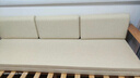 原始原素 实木沙发床 两用折叠小户型多功能可折叠床 米色垫子A5064 实拍图
