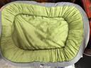 PEITE PET宠物猫狗窝冬季保暖可拆洗狗狗垫子大中小型犬四季通用睡垫沙发床 跑道窝-绿色【升级加厚加高】 L【60*50cm适合15斤内宠物使用】 实拍图