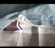 南极人NanJiren 纯棉三件套 简约斜纹床上用品单人学生宿舍被套床单枕套 1.2米床 零距离 实拍图