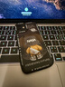 奶小鸭（NEYAA）适用苹果12mini手机壳 iphone12mini保护套镜头全包硅胶防摔超薄创意卡通简约软壳男女款 石墨黑 实拍图