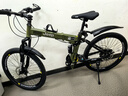 Jeep吉普自行车折叠山地男女学生24寸27速双减震公路单车战神-苍岭绿 实拍图
