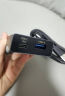 爱国者（aigo）USB3.0分线器 一拖4口HUB集线器 笔记本扩展坞 USB拓展坞 USB扩展延长线转接器0.5米 H01-3.0 实拍图