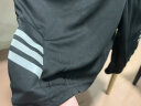 步锐特（BURUITE）健身衣服男冰丝速干背心运动服套装夏季T恤篮球装备训练短袖跑步 83606黑色+62套装 2XL【推荐体重130-150斤】 实拍图