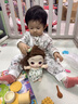 冬己（ddung）儿童化妆棉花洋娃娃玩具换装过家家女孩公主diy玩偶套装生日礼物 蓬蓬裙+绿色碎花裙【礼盒装】 实拍图