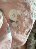喜亲宝 新生儿拍嗝巾6层纱布围嘴防吐奶口水巾吸汗巾【2条装A类】粉色 实拍图