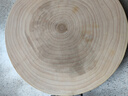 陳州 银杏木砧板实木菜板整木家用案板泰兴白果树菜板原木刀板圆菜墩 【30*5cm】去皮纯圆 小板 实拍图