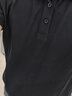 凡客诚品（VANCL）珠地棉短袖POLO衫男士经典纯色商务休闲32双珠 黑色 L 实拍图