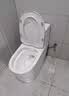 科勒（KOHLER）家用侧排马桶小户型左右排直冲式坐便器防臭防堵卫生间坐便器 左排水-智洁雪花釉面 实拍图